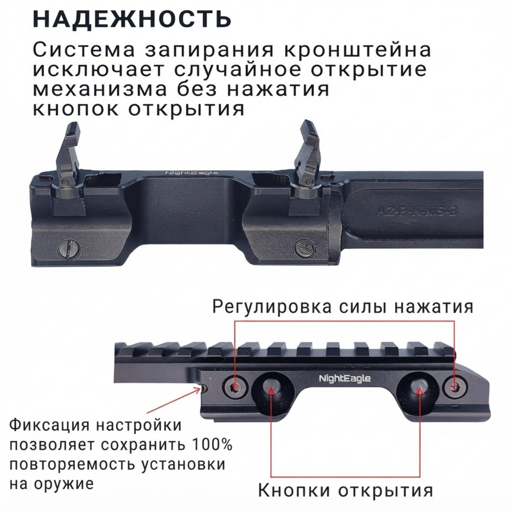 Кронштейн NightEagle на Blaser R8, R93 WEAVER (быстросъёмный)