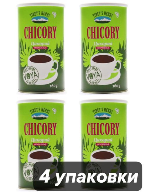 Цикорий растворимый натуральный Tibet's Herbs 160 г x 4 шт