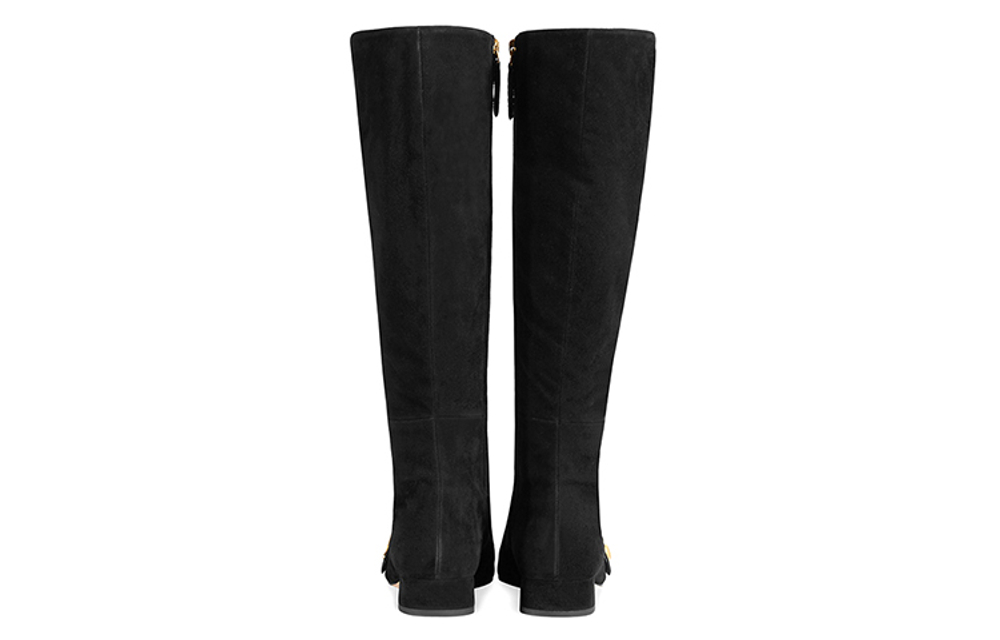 GUCCI Leather Knee high Boots Women"s Black