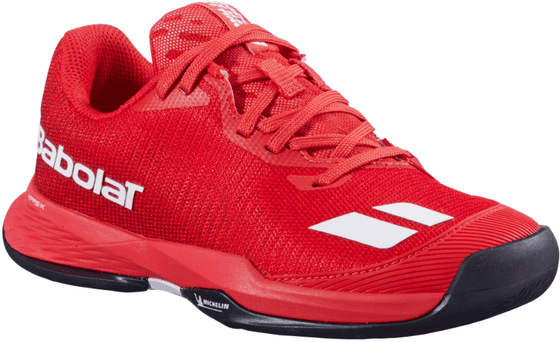Кроссовки детские Babolat Jet Mach 3 Junior All Court - Cherry Tomato