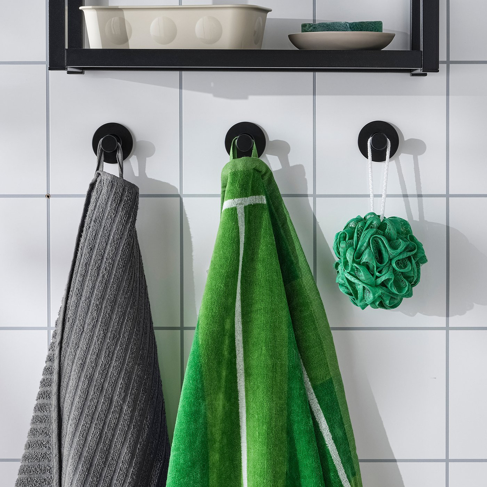 IKEA SPORTSLIG  (ИКЕА СПОРТСЛИГ)  -  Полотенце банное - зелёное/футбольное поле 100x150 см