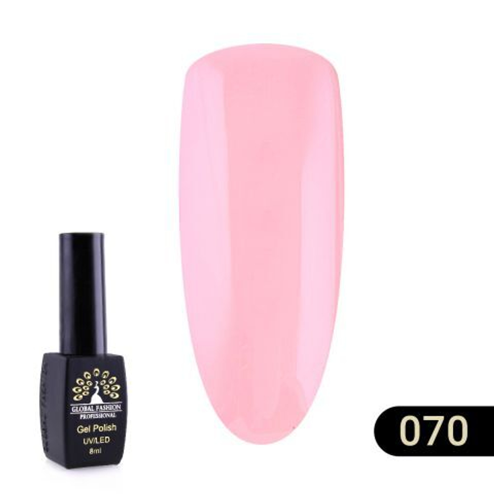 Гель лак BLACK ELITE 070, Global Fashion 8 мл