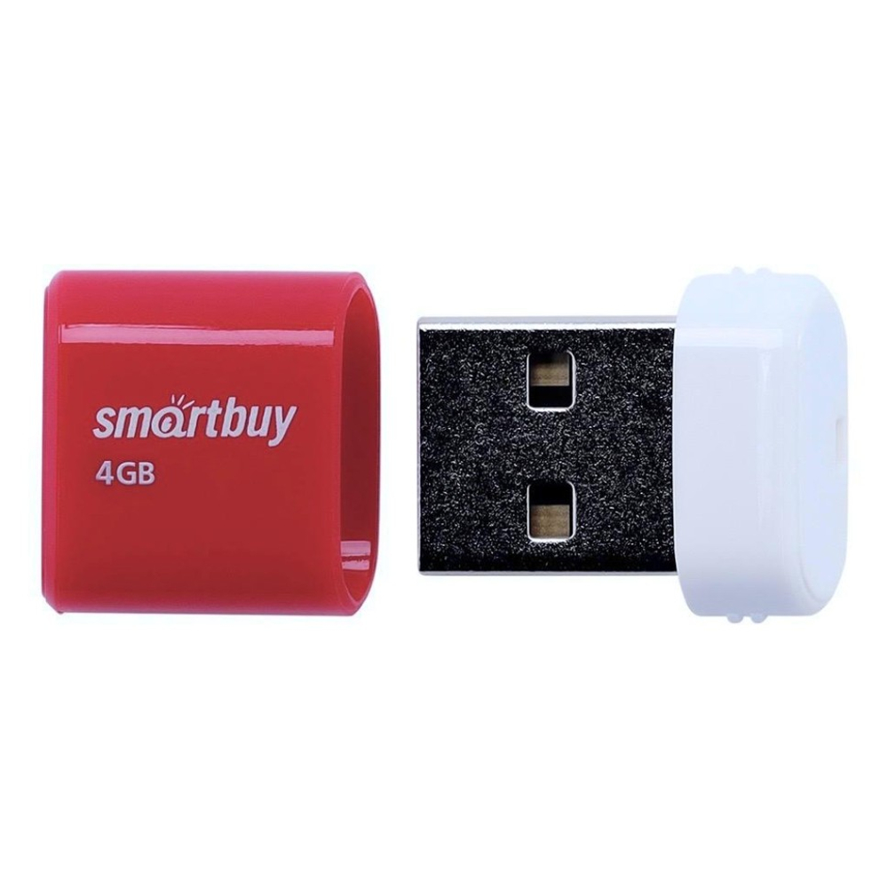 USB флеш накопитель Smartbuy 4GB Lara (SB4GBLara-R) красный