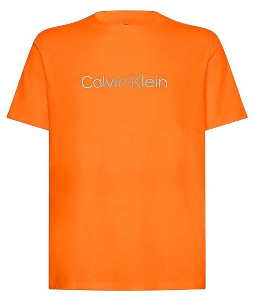 Мужская теннисная футболка Calvin Klein PW SS T-shirt - Оранжевый