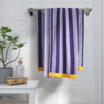 Полотенце банное, фиолетовое/в полоску, ENSKOTTMAL IKEA 100x150 см 1 шт. (Из Финляндии)