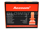 Светодиодные лампы Aozoom P6 H4 с вентилятором, 12V 55W 6000Lm (комплект, 2шт)