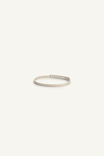 ZARA МЕТАЛЛИЧЕСКИЙ БРАСЛЕТ, СЕРЕБРЯНЫЙ