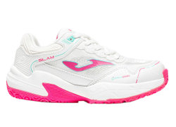 Детские кроссовки для падела Joma Slam JR 2632 - white/pink