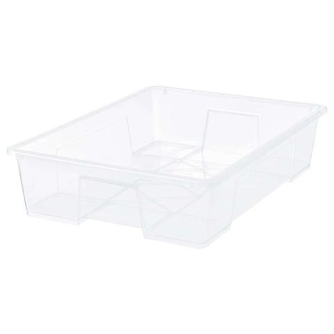 Контейнер IKEA SAMLA (САМЛА), Прозрачный, 78x56x18 см, 55 л
