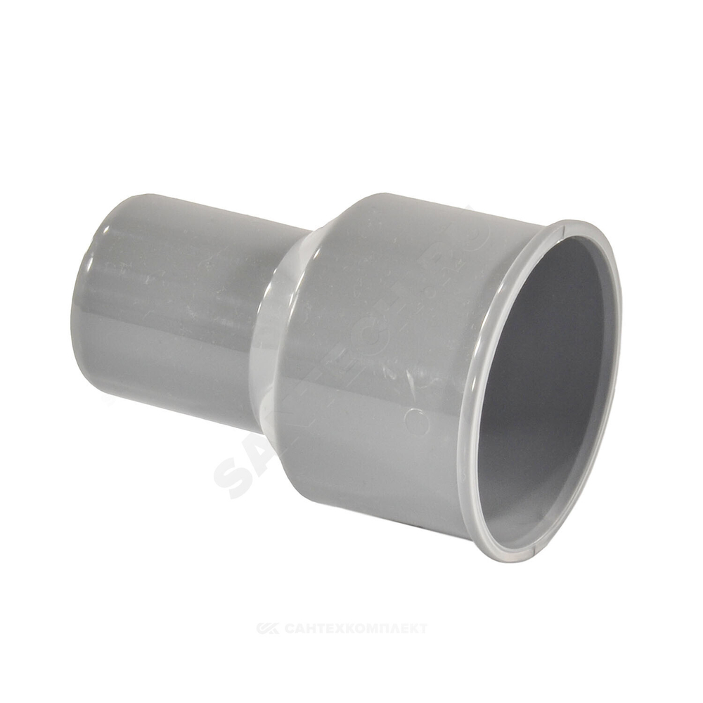 Переход PP-H на чугун серый BASE Дн 50х75 б/нап без манжеты VALFEX 23050075