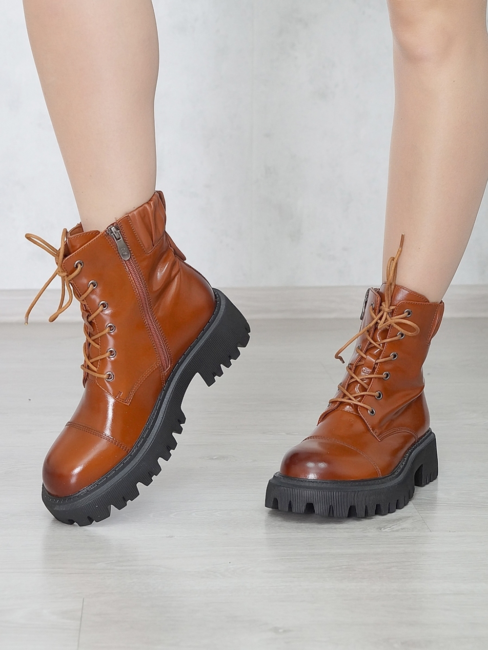 Ботинки женские демисезонные POPULAR FASHION E23B-5C