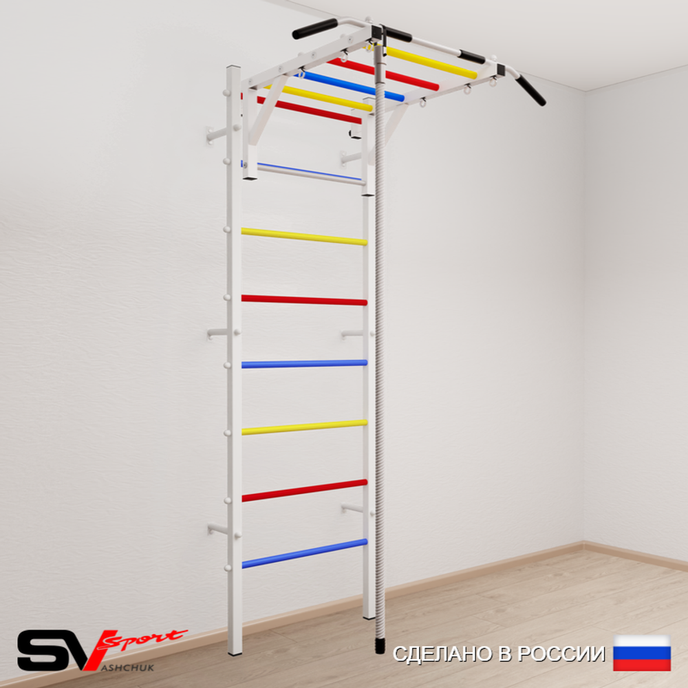 Шведская стенка Sv Sport 529 (Турник рукоход/Канат)