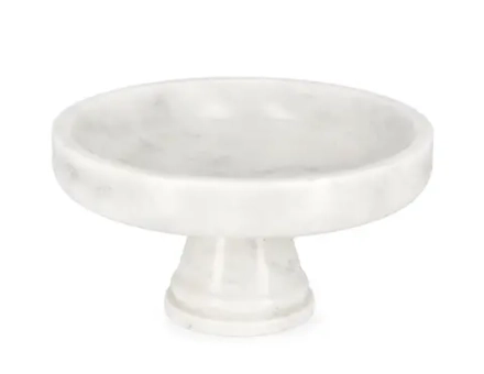 Mensa Home Декоративная миска на ножке Kandy 25x12,5 см белая EAN 00987417