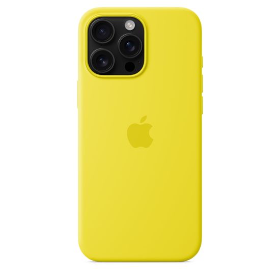 Силиконовый чехол Apple для iPhone 16 Pro с MagSafe Желтый