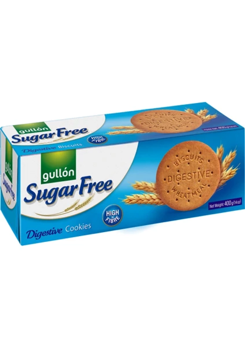 Gullon «Digestive» с пониженным содержанием жира на 33 %, простое печенье, 400 г - gullon