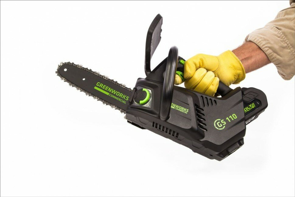 Пила цепная одноручная аккум. GREENWORKS GD40TCS 40В,25см,1/4-1,3-58,б/щ,без АКБ и ЗУ (2003807)