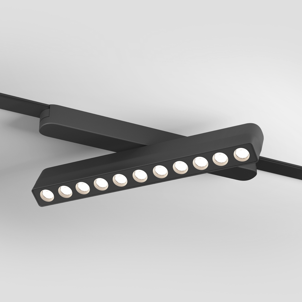 Магнитный трековый светильник Denkirs Air Grill DK5338-BK