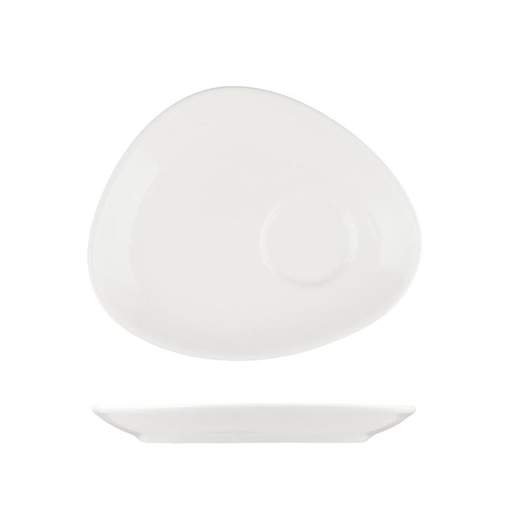 Блюдце 14*11 см h1,5 см кофейное для чашки арт. 81229538 Arel By Bone Innovation [6]