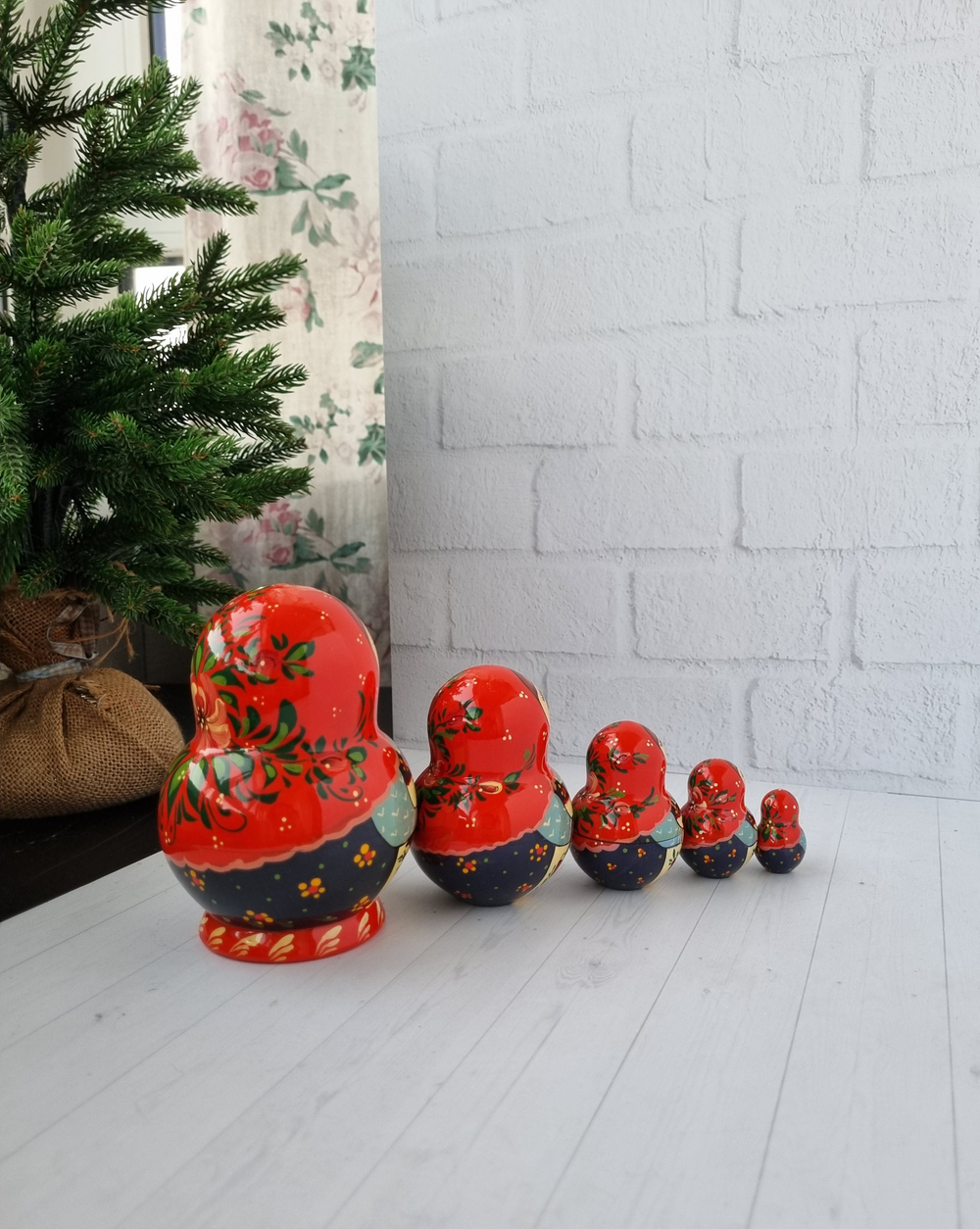 Матрёшка "с курочкой" пузо малая 5мест
