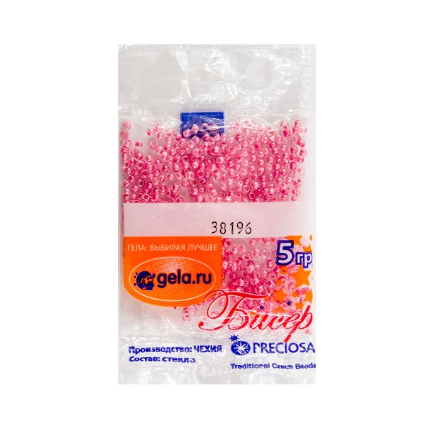 Бисер Preciosa 10/0, 50 г (10 шт по 5 г), цв.38196