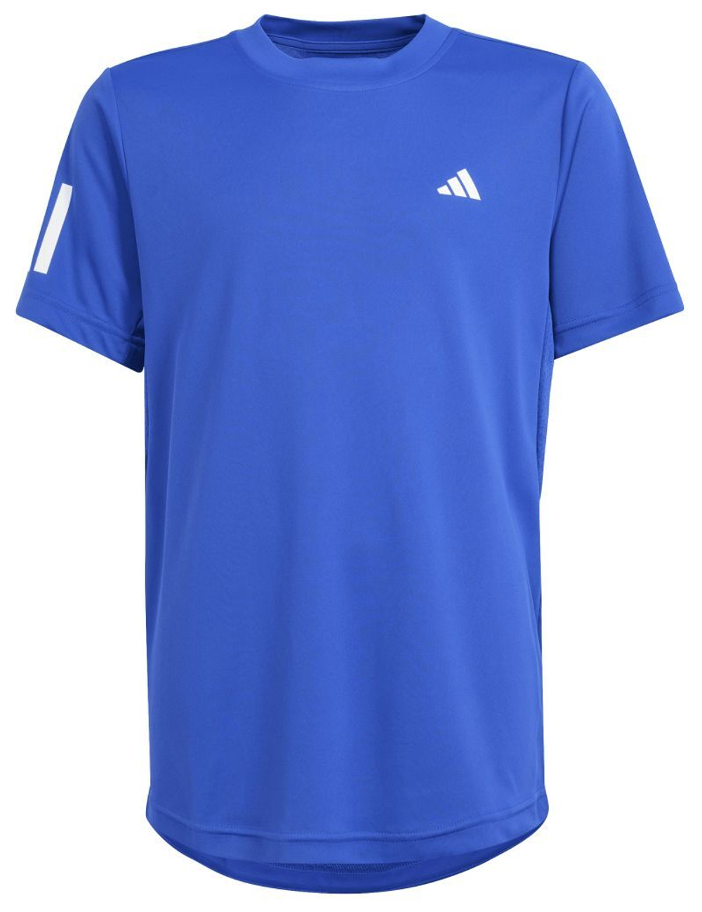 Футболка для мальчика теннисная Adidas B Club 3 Stripes Tennis Shirt - небесный
