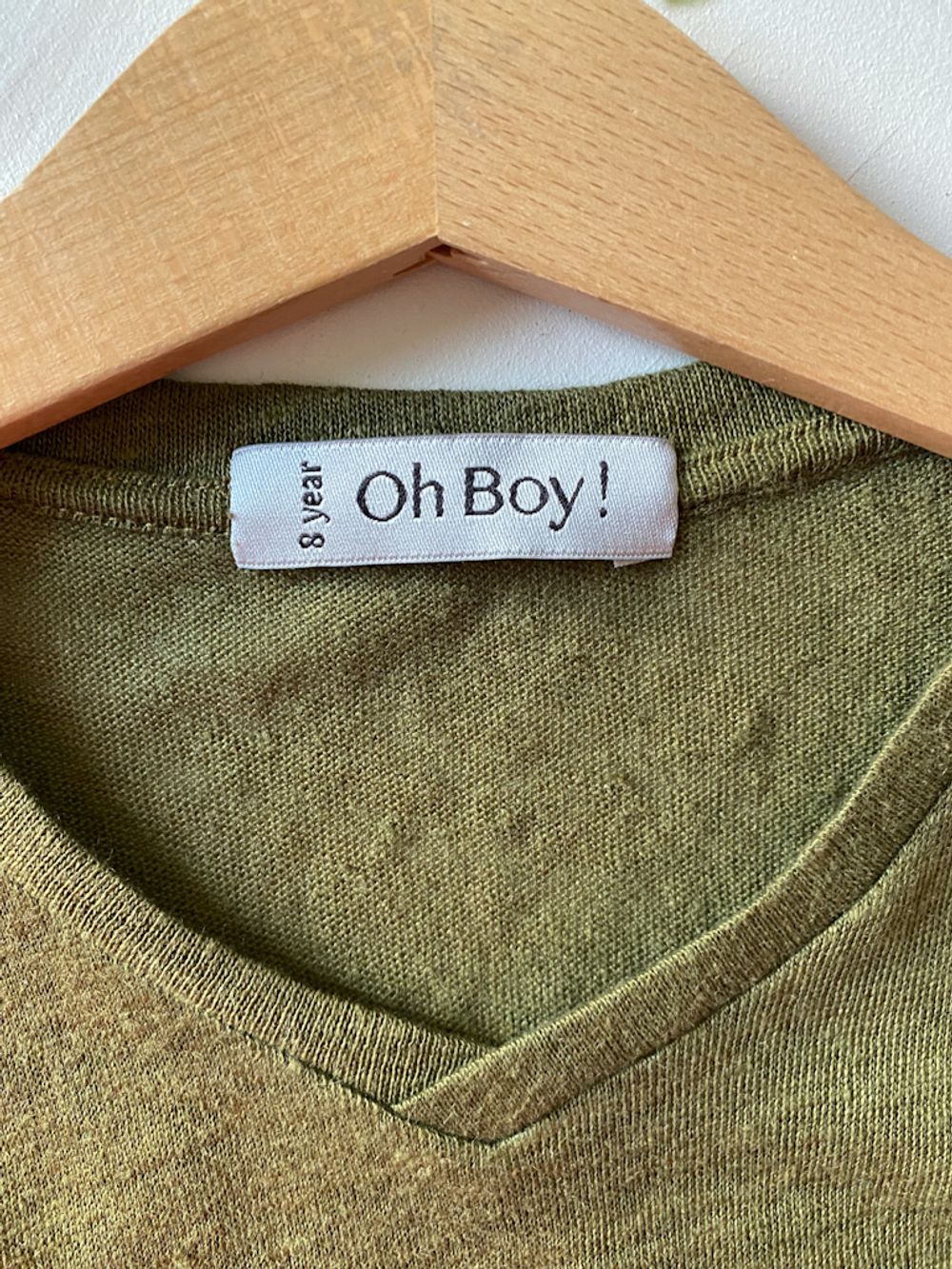 Льняная футболка Oh Boy, 128