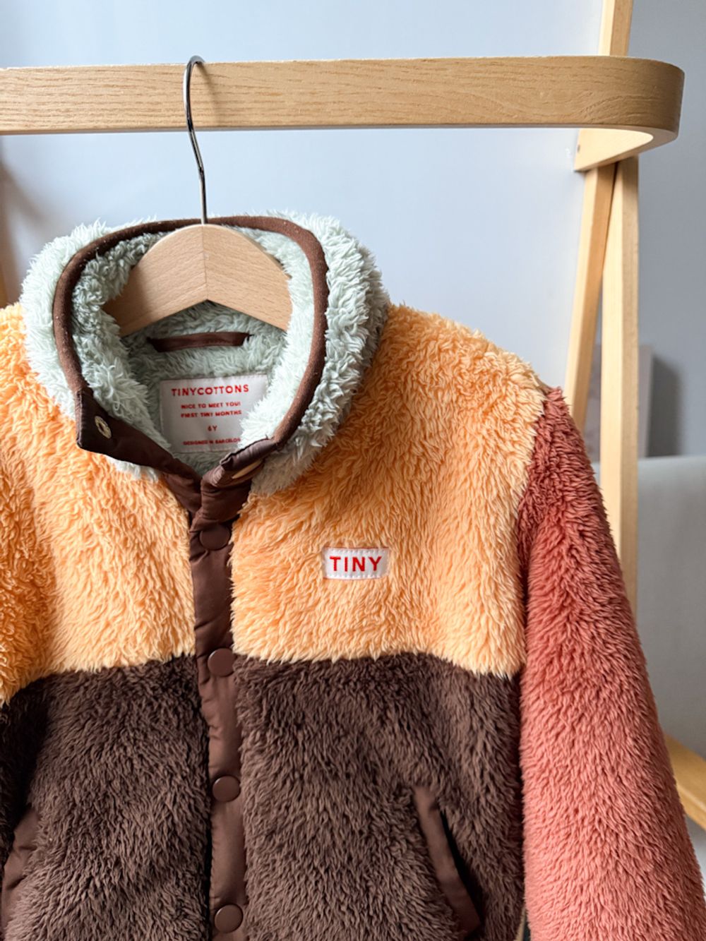Куртка из экомеха Tinycottons, 116