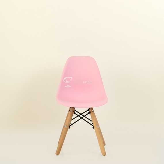 Стул детский Barneo N-1 Eames Style розовый
