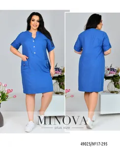 Платье 17-295-джинс Minova