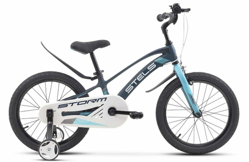 Велосипед Stels 18" Storm KR (9" темно-синий/зеленый)