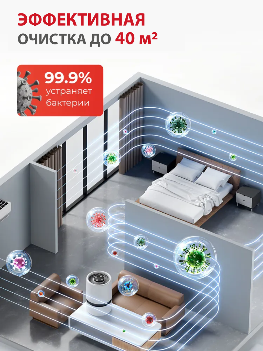 Приточный очиститель воздуха Ballu Oneair ASP-200SP