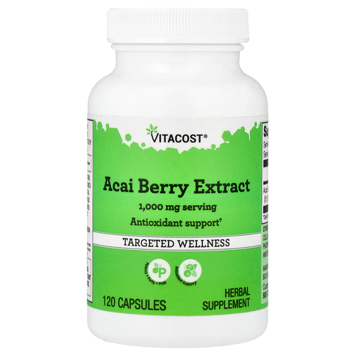Vitacost, Acai Berry Extract, 120 Capsules (500 mg per Capsule)
