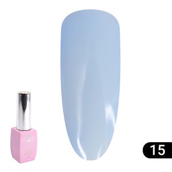 Цветная френч база для гель лака Global Fashion, Color French Base Coat 8 мл, 15
