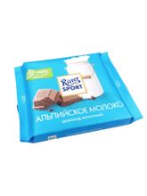 Шоколад молочный Ritter Sport Альпийское молоко 100 г