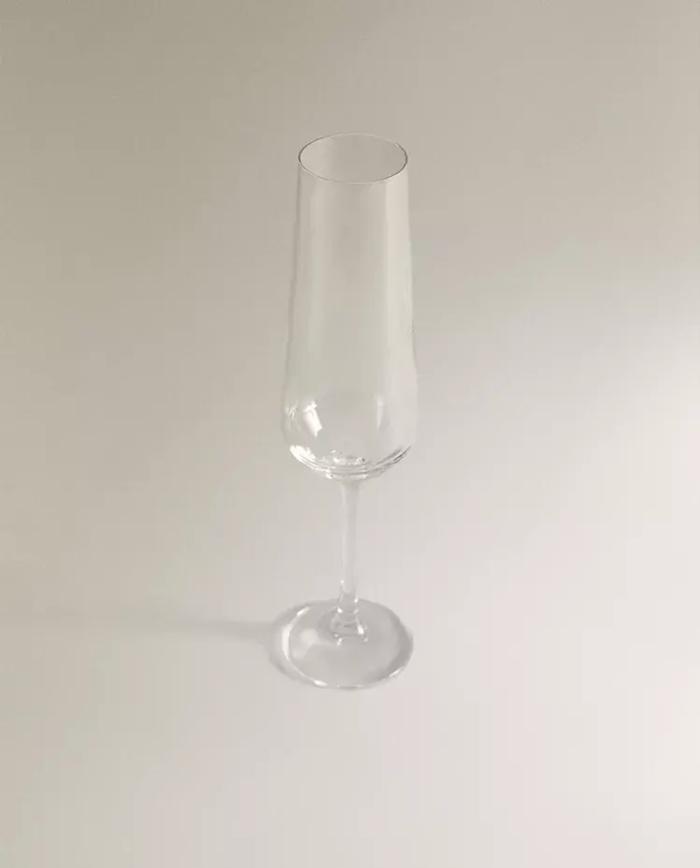 ZARA HOME БОКАЛ ИЗ ПРОЗРАЧНОГО ХРУСТАЛЯ, ПРОЗРАЧНЫЙ