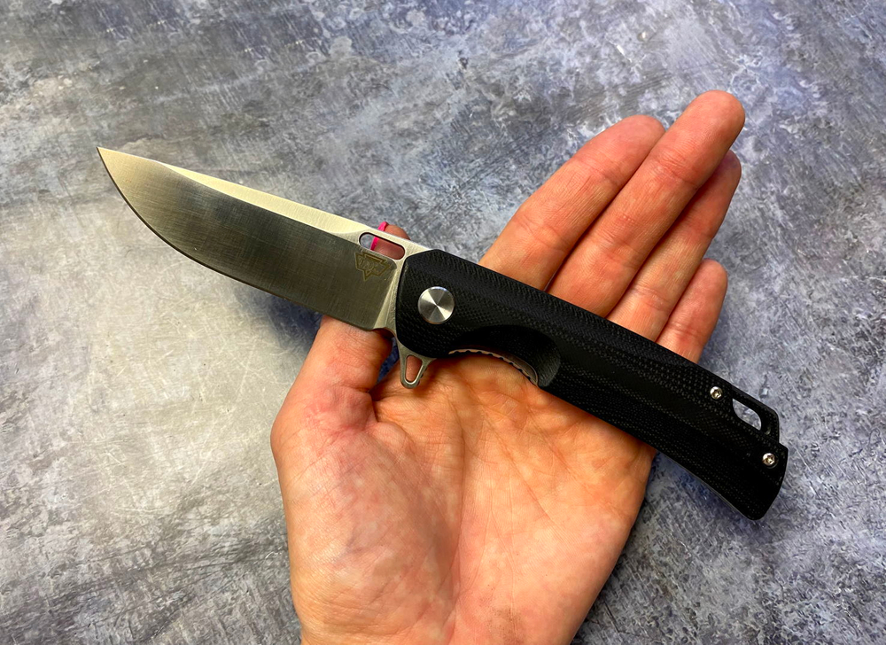 Складной нож Нус Black, сталь D2, G-10, ТДК Кизляр