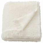 Плед IKEA SANDBRODD (СЭНДБРОДД), Белый, 130х170 см