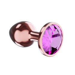 Diamond Shine L - Анальная Пробка, Розовое Золото