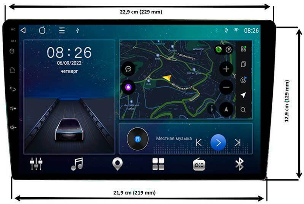 Topway TS18 2+32GB 8 ядер для Kia Soul 2008-2014