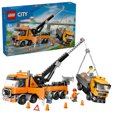 Конструктор LEGO City 60467 Тяжелый эвакуатор-утилизатор с краном