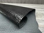 Черная кожа Crocco Back Black для сумок