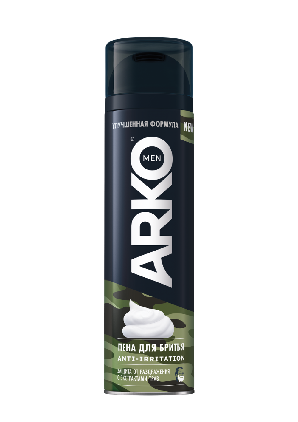 ARKO MEN Пена для бритья Anti-Irritation, 200мл, блок 24шт.. АРКО
