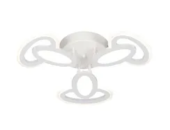 Люстра потолочная светодиодная Rilon 26006/3 WHITE, 66 Вт, белая