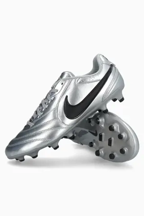 Бутсы Nike Tiempo Ligera Pro FG - серебряный