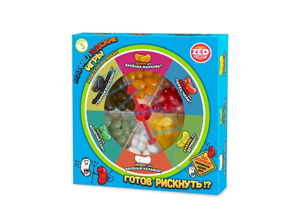 МАРМЕЛАДСКИЕ ИГРЫ подарочный набор 3 серия, блок 1 шт. (120г х 24)