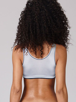Спортивный топ Sports Bra из хлопка (Размер: L) (Цвет: белый)