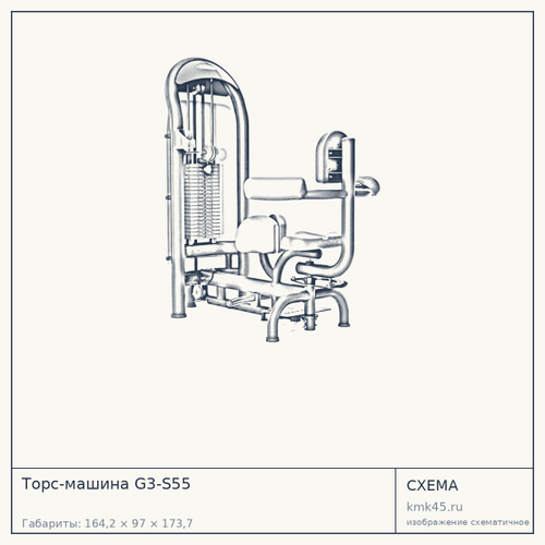 Торс-машина G3-S55 — от 501 000 ₽