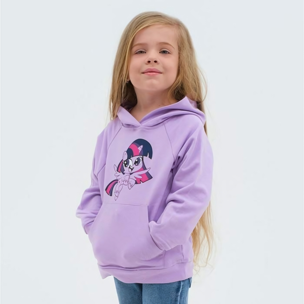 Худи для девочек «Искорка», My Little Pony, р. 98-104, фиолетовый (KAFTAN)