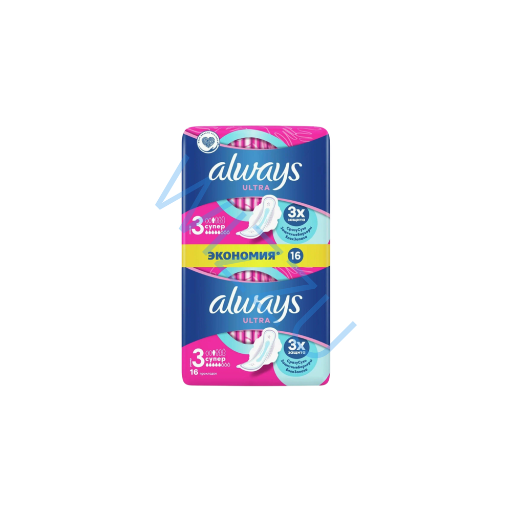 Прокладки ALWAYS Ultra Super Plus Duo 16шт