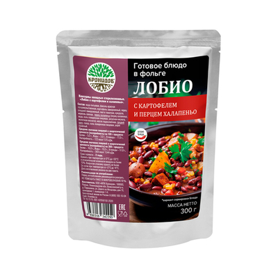 Лобио с картофелем и халапеньо, 300 г (Кронидов)